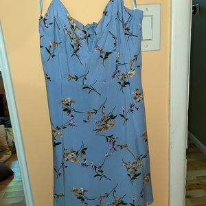 Mellow day sundress periwinkle floral